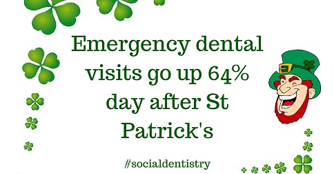 Frisco TX Dentist Shares Dental Emergency Stats on St. Patrick's Day